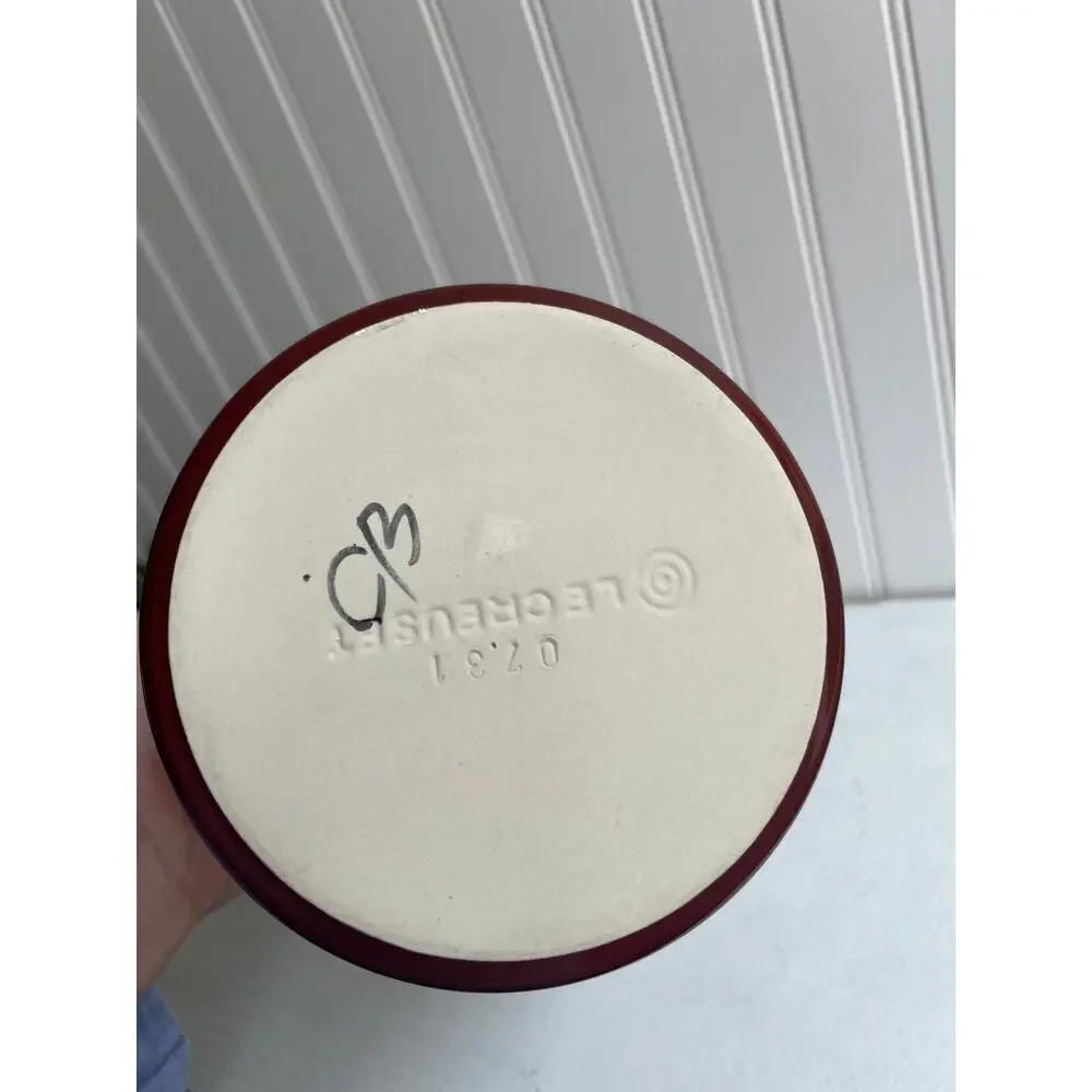 Le Creuset Stoneware Crock Utensil Holder Ombre Red | Kitchen Counter Decor